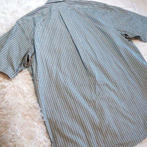 EDDIE Bauer Wrinkle Free Relaxed Fit button up short sleeved shirt, size M - Picture 4 of 4